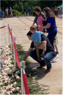 Placing Flowers